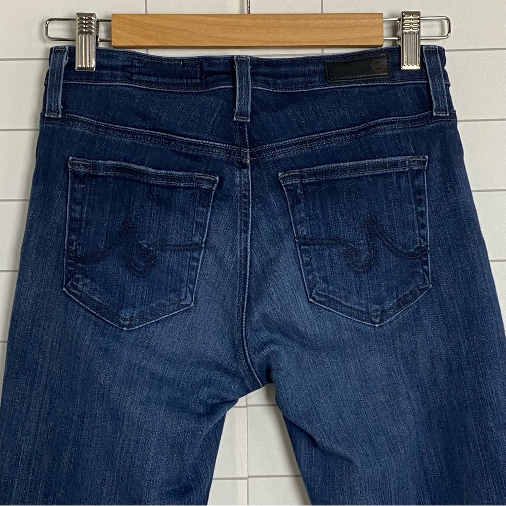 Adriano Goldschmied The Prima Crop Cigarette Crop Jeans Sz 25 Dark Stretch Denim